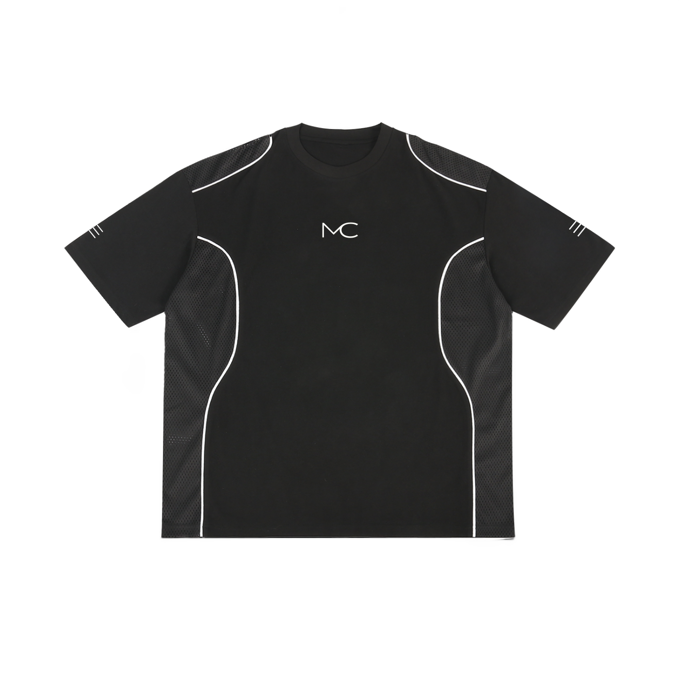 MERCE Ligne Panel Tee with refined luxury detailing and elevated silhouette
