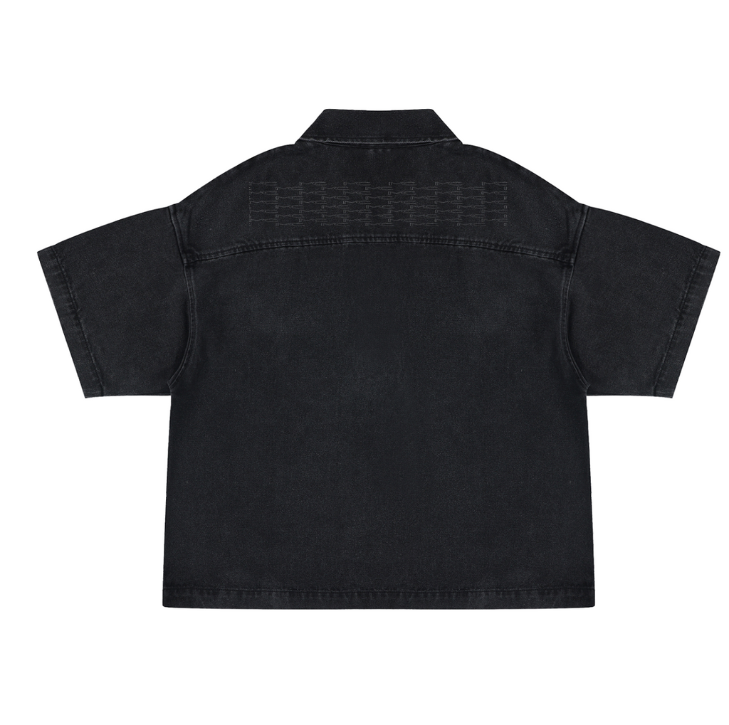 Vintage Wash Boxy Quarter-Zip