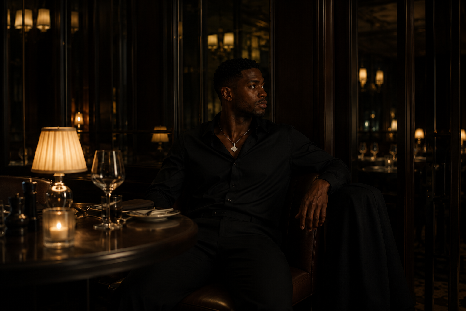 MERCÉ brand world — quiet luxury menswear cinematic lifestyle editorial merce.one