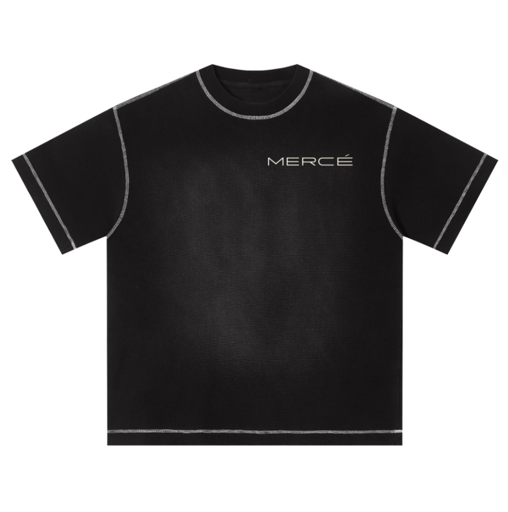 MERCE Sunfade Waffle Tee with refined luxury detailing and elevated silhouette