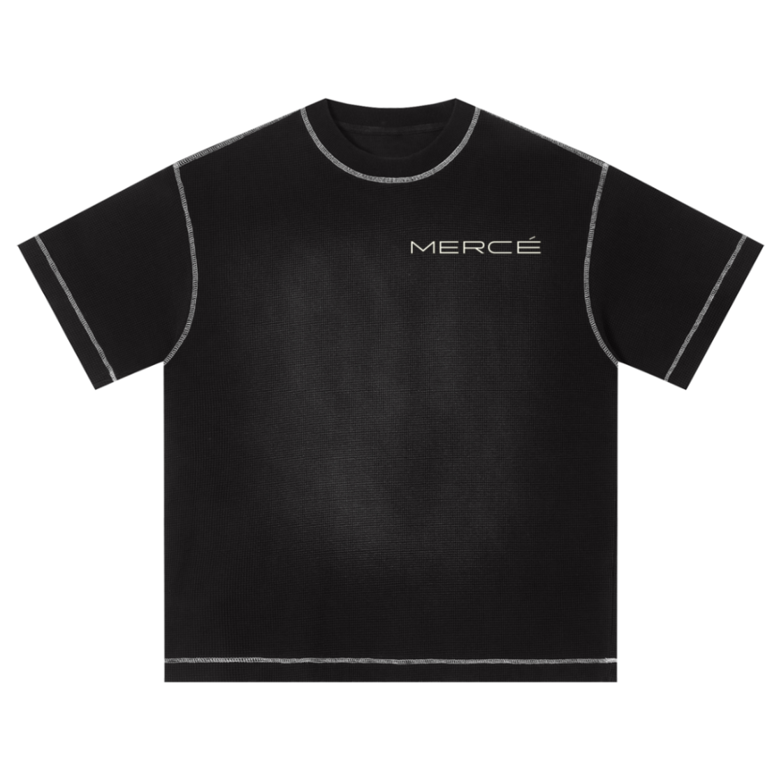 MERCE Sunfade Waffle Tee with refined luxury detailing and elevated silhouette