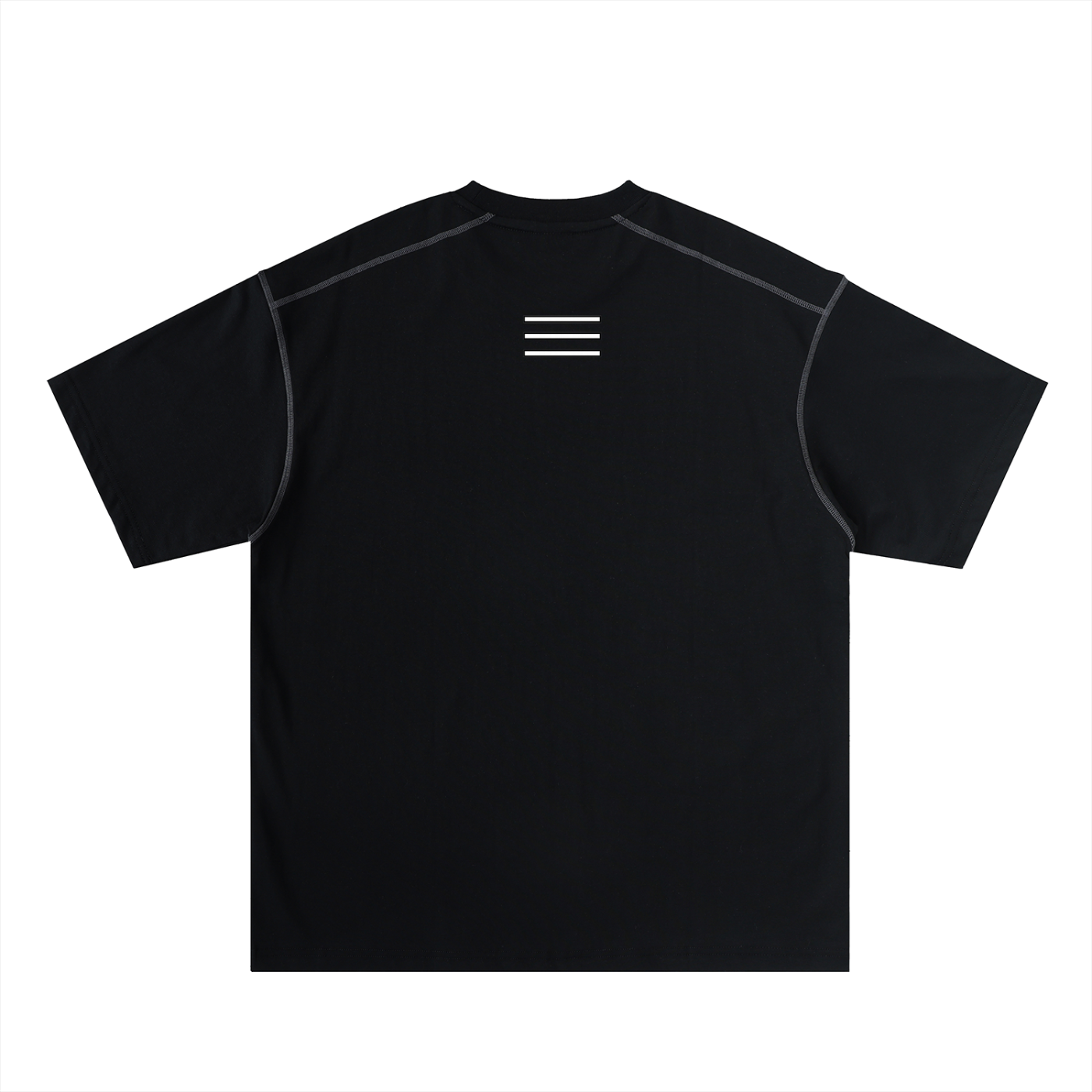 MERCE Atelier Stitch Tee in oversized cotton with contrast stitching