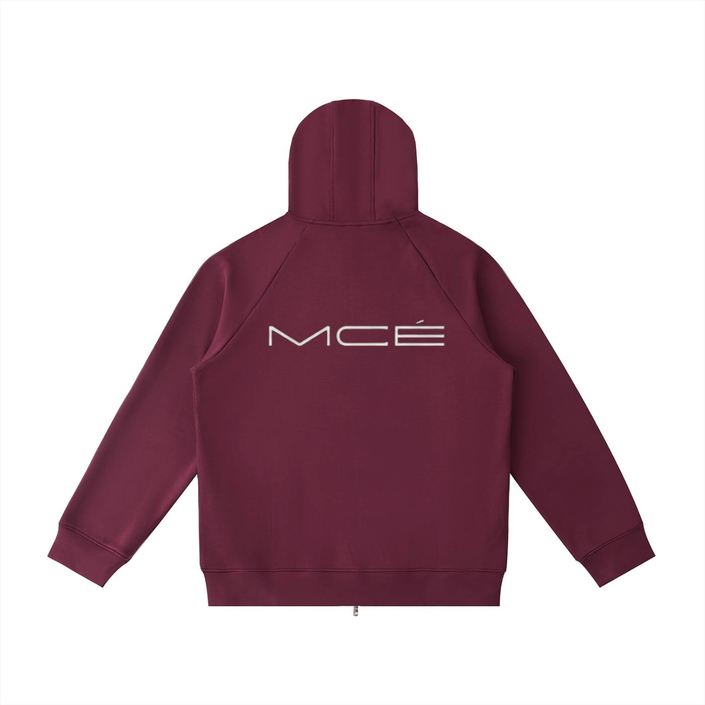 MERCÉ Heavyline Zip Hoodie in heavyweight cotton with premium silver zipper