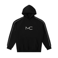 MERCÉ Nocturne Raglan Hoodie with contrast piping and oversized silhouette